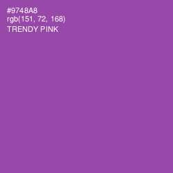 #9748A8 - Trendy Pink Color Image